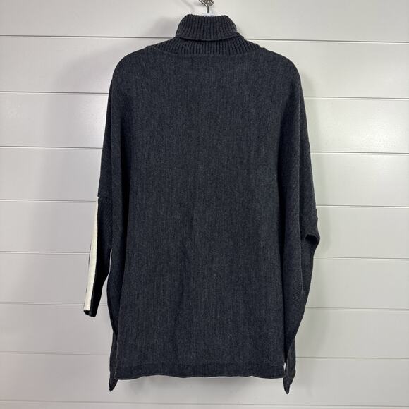 Mersea Oversized Pullover Dolman Sleeve Sweater Gray - One Size Fits Most - Picture 6 of 8